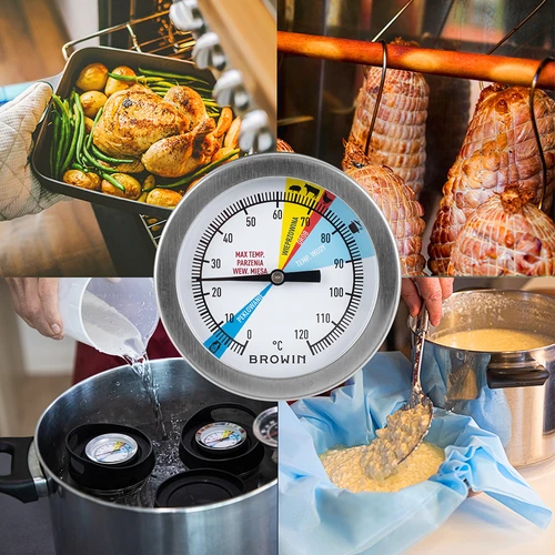 Termometer til skinkekoger 1,5 kg og 3 kg (0°C til +120°C) 12,5 cm - 6