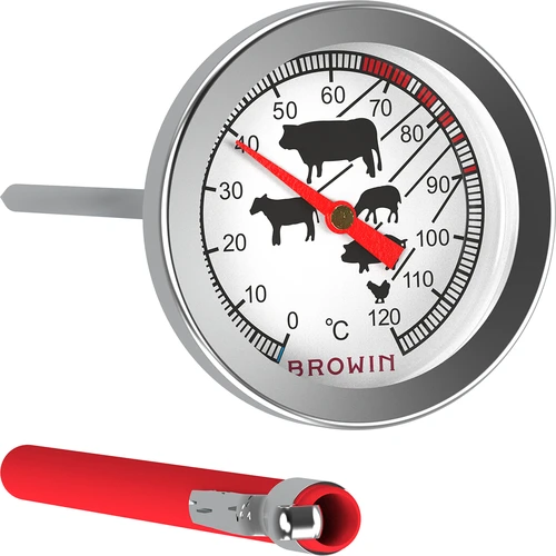Termometer til stegning af kød (0°C til +120°C) 12,5cm  - 1 