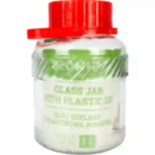 2L krukke med plastiklåg