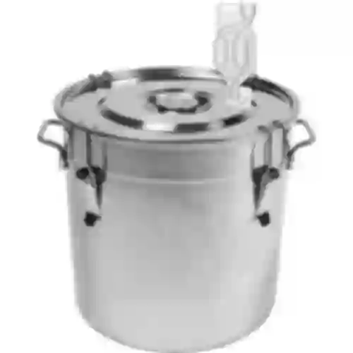 Beholder af rustfrit stål 30 l med låg