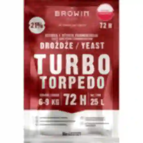 Destillerigær Turbo Torpedo 72h 21% - 120 g