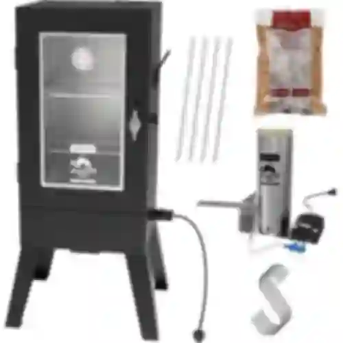 Elektrisk rygeovn dragON E101 med røgenerator, 70 L
