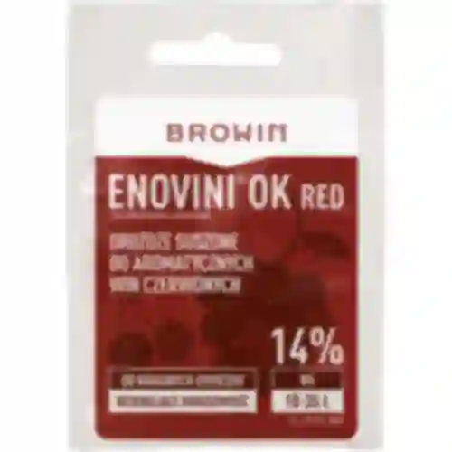 Enovini® OK RED - vinfremstillingsgær der reducerer syreindhold 7 g