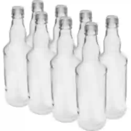 Flaske 500 ml til vodka - 8 stk.