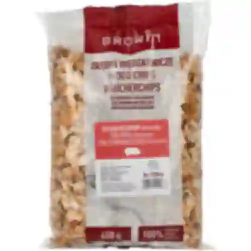 Flis til røgning/grillning af svinekød - mix (70% elletræ, 30% bøg), 450 g, kl.10
