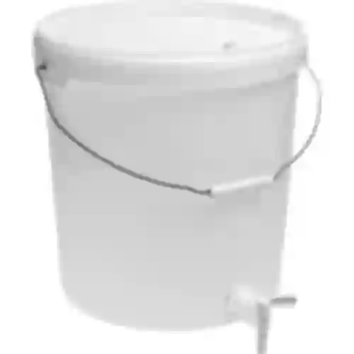 Gæringsbeholder 20 L med hane og låg