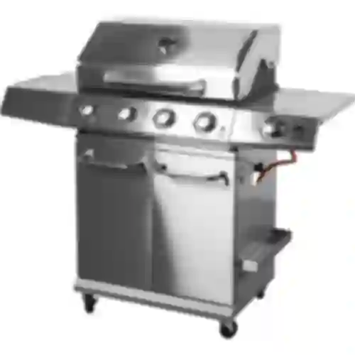 Gasgrill dragON BBQ201, 18,8 kW, sølv