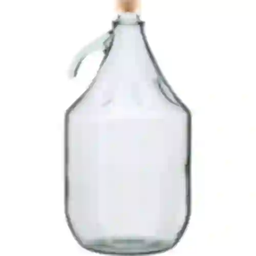 Glasballon 5 L Dama med låg - uden kurv