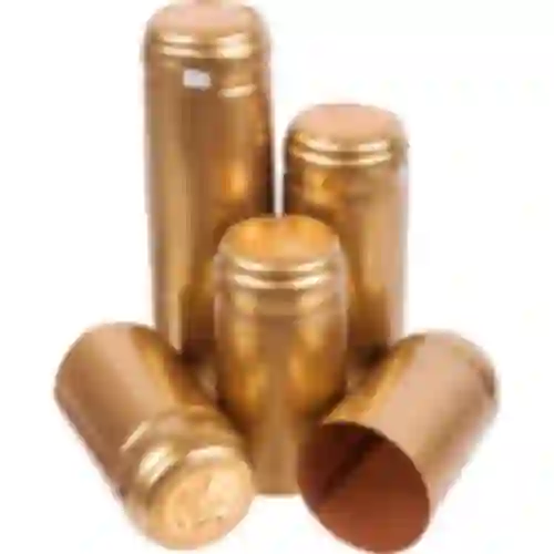 Hætter med perforering guld fi 31mm 100stk.