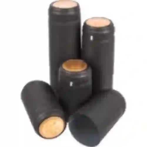Hætter med perforering sort fi31mm 100stk.