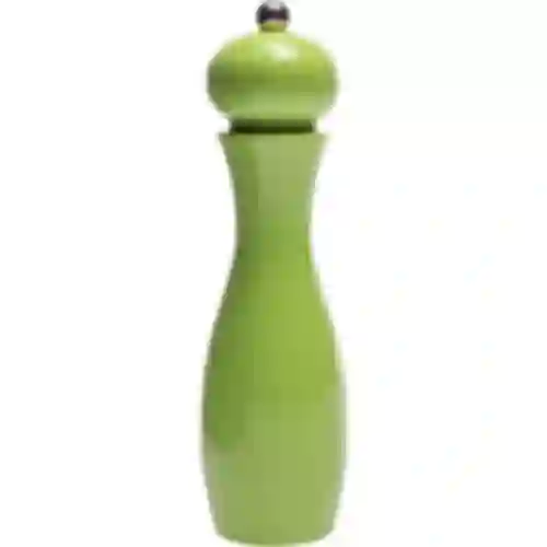 Håndkværn til peber og salt, 18 cm, grøn