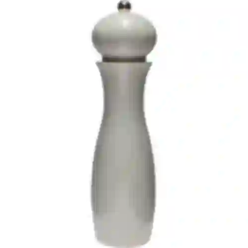 Håndkværn til peber og salt, 21 cm, hvid