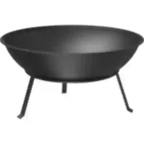 Havepejs med rist, Ø55 cm, rund, skål