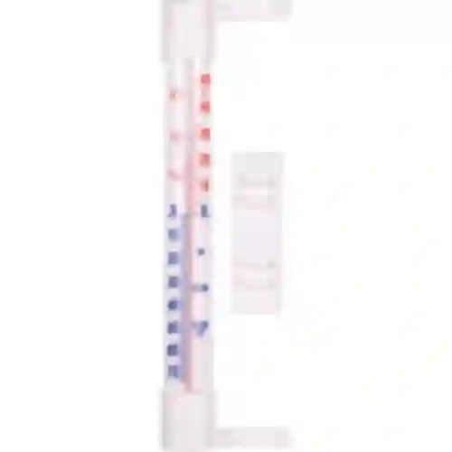 Hvidt udendørs termometer (-60°C til +50°C) 23cm