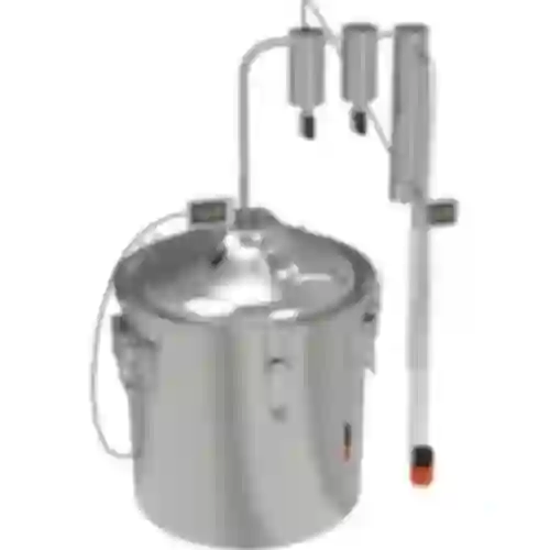 Klassisk Convex destillator 30 L - 2 opsamlingsbeholdere