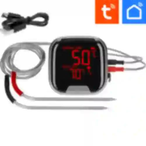 Køkkentermometer med Bluetooth, 2 sonder