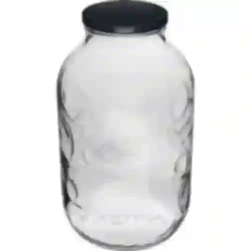 Krukke 5L med farverigt låg fi 100