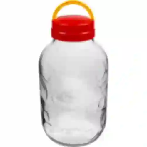 Krukke til likører 5L og låg med håndtag