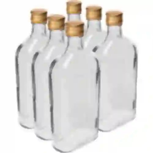Lommelærke 500 ml med skruelåg, 6 stk.