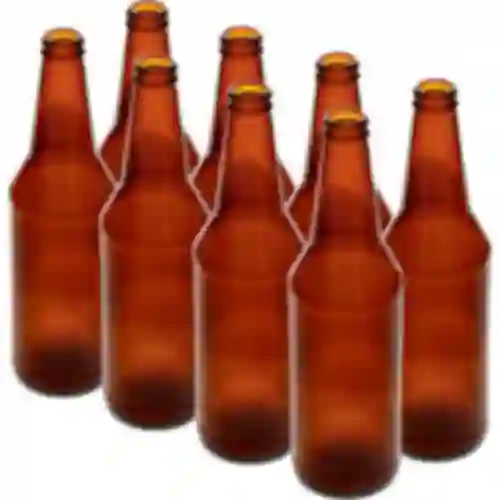 Ølflaske 0,5 L - pakke med 8 stk.