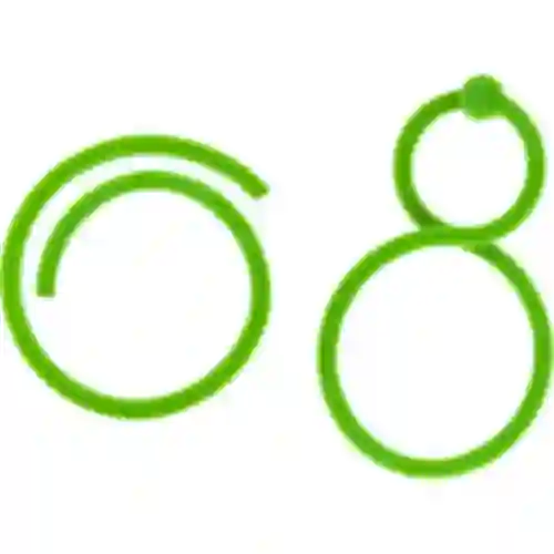 Plastikclips til fastgørelse af planter, mix 50 stk.