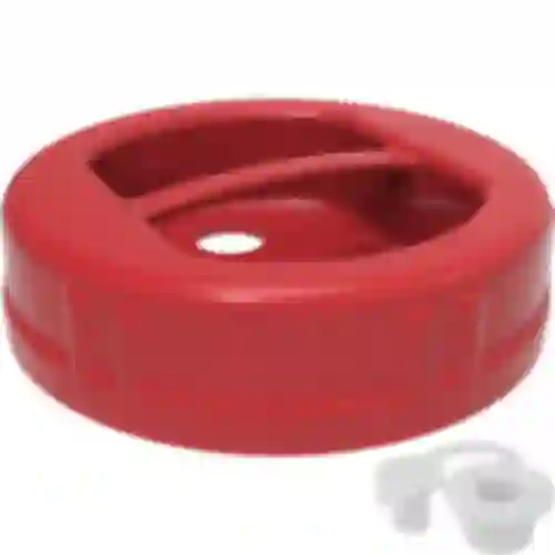 Plastiklåg fi 100 twist-off med hul og prop