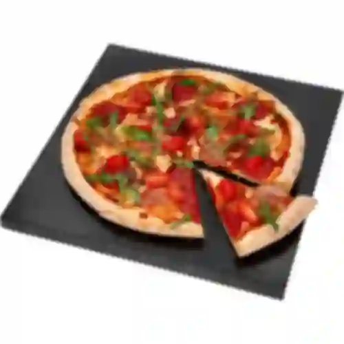 Rektangulær granit pizzasten 37 x 35 cm