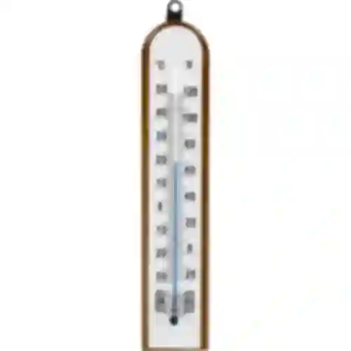 Rumtermometer med hvid skala (-30°C til +50°C) 20cm