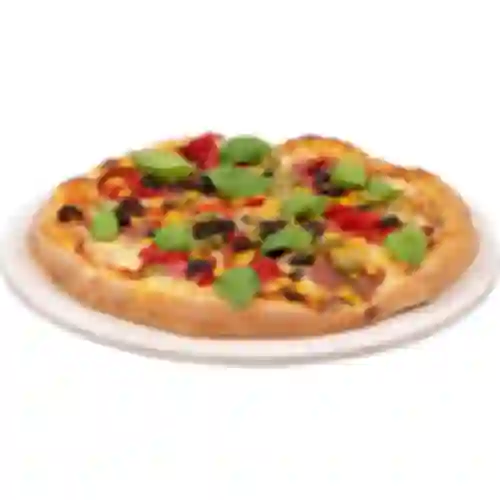 Rund pizzasten, lavet af cordierit, diameter 33 cm