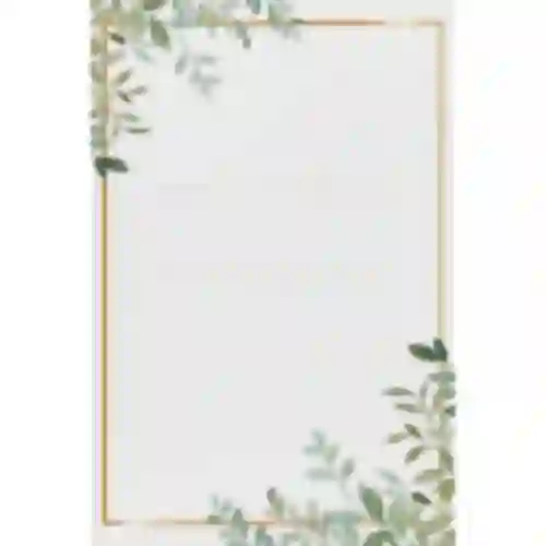 Selvklæbende etiketter 60 x 90 mm til flasker, krukker, gaver med blomsterdesign - 20 stk.
