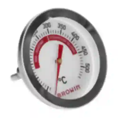 Termometer til grill og BBQ, fra 50 til +500°C, bimetal, 5,3cm