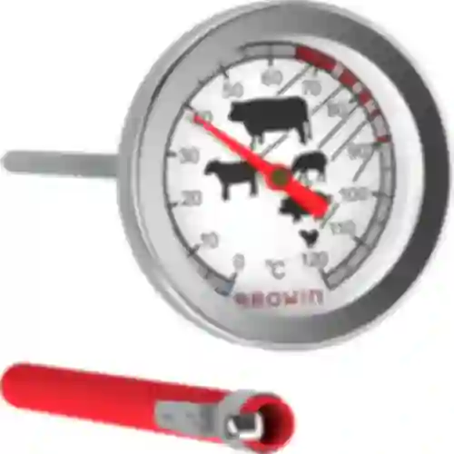 Termometer til stegning af kød (0°C til +120°C) 12,5cm