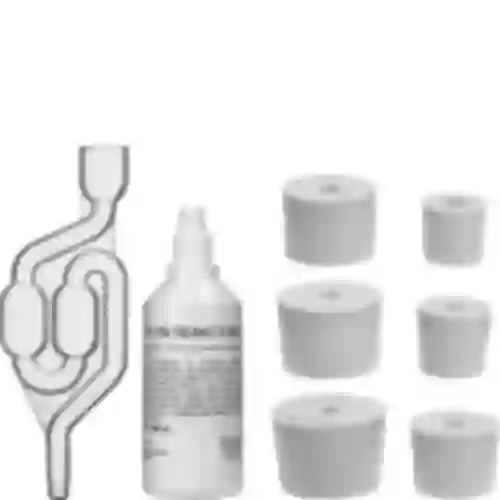 Topstykke pakningstester - 6 adaptere, 100 ml væske