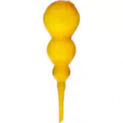 Tredobbelt vandingskugle (trekammer), gennemsigtig gul, 600 ml