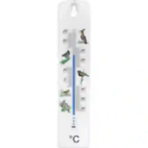 Universal termometer med grafik - fugle (-30°C til +50°C) 20cm