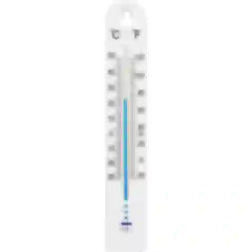Universel termometer (-30 til +50°C), 17 cm, hvid