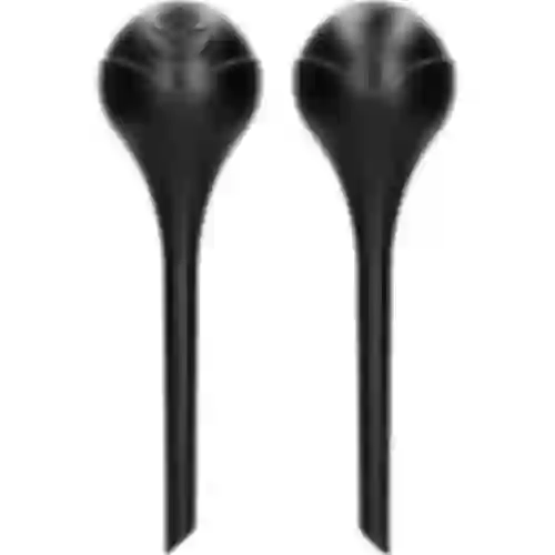 Vandingskugler til planter, sorte matte, 400 ml, 2 stk.