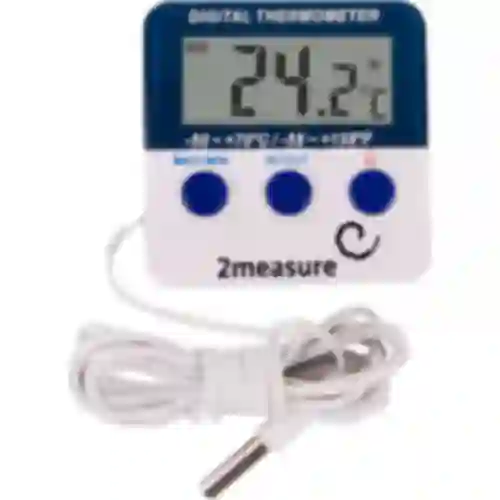 Vejrstation – elektronisk, sonde, hvid