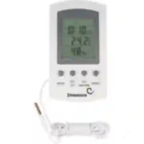 Vejrstation – elektronisk, sonde, hvid