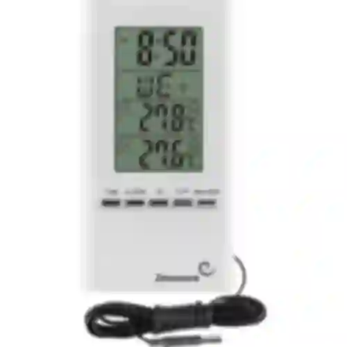 Vejrstation - elektronisk, sonde, hvid
