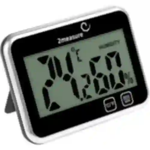 Vejrstation – elektronisk, trådløs, sort