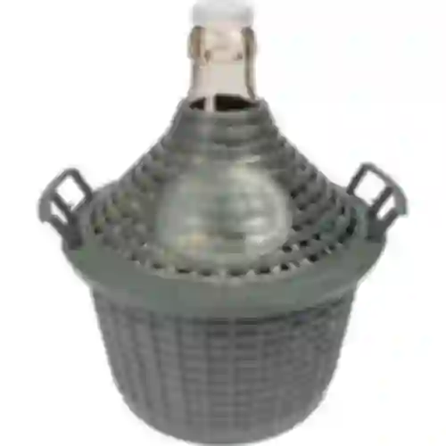 Vinballon 5 L i plastik kurv