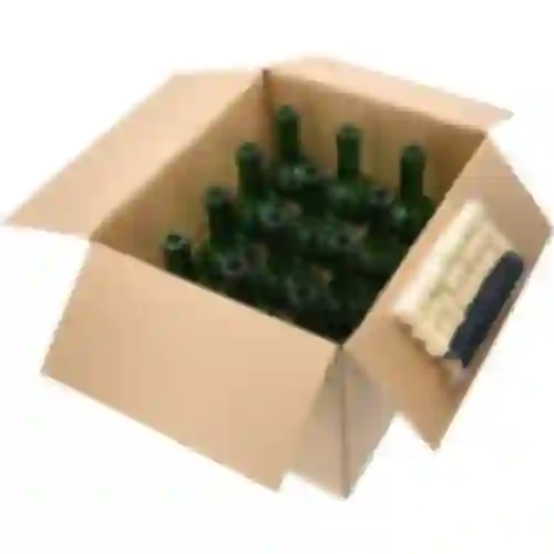 Vinflaske 0,75L med propper og hætter - 12 stk.