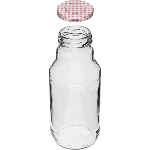 TO flaske til juice 330 ml med låg fi 43 - 6 stk. - 2