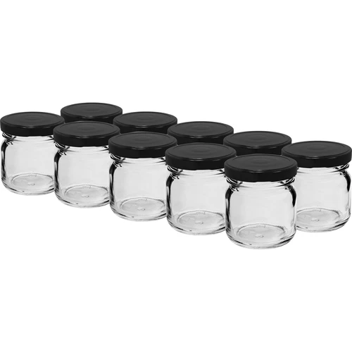 TO glas 40 ml med farverigt låg fi 43 - 10 stk.  - 1 
