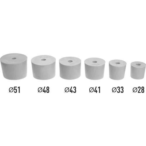 Topstykke pakningstester - 6 adaptere, 100 ml væske - 4