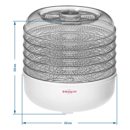 Tørrer til svampe, frugter, grøntsager og urter 125 W - 9