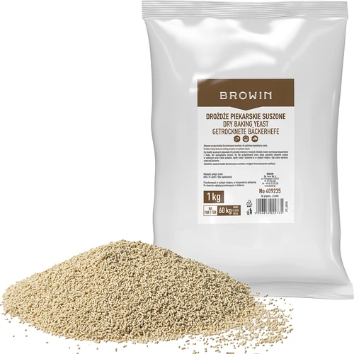 Tørret bagegær, 1 kg  - 1 