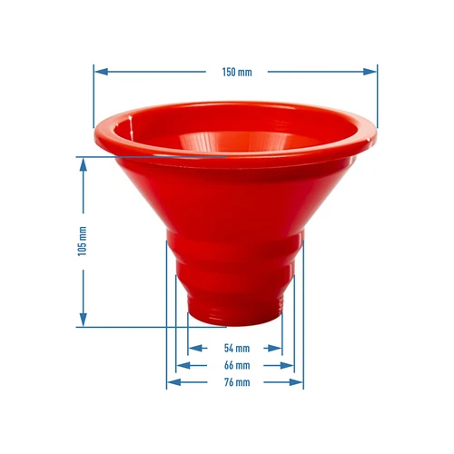 Tragt til krukker 150/55 mm - 5