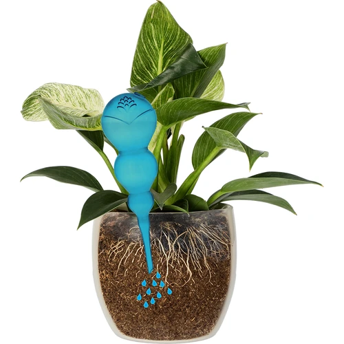 Tredobbelt vandingskugle (trekammer), gennemsigtig blå, 600 ml - 3